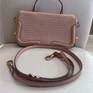 Tod's Quilted Crossbody Bag in Light Pink